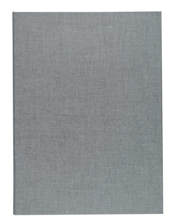 A gray fabric cover with a white background.