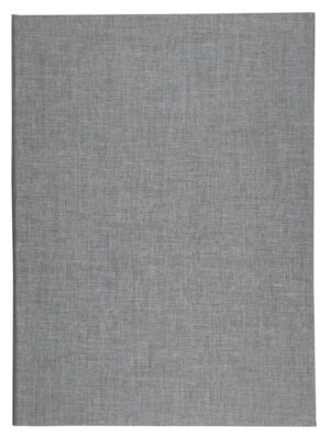 A gray fabric cover with a white background.