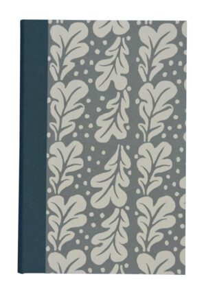 A book cover with leaves and dots on it.