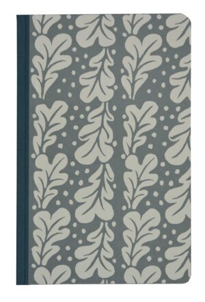 A book cover with leaves and dots on it.