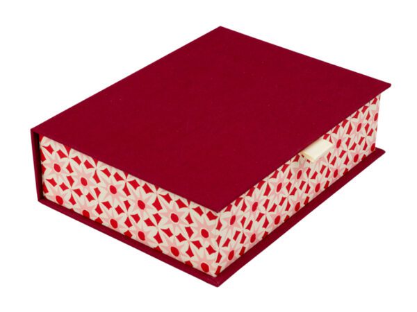 Cranberry Alhambra Hinged Box