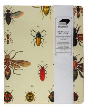 Kid's insect sketchbook, 8.5 x 10.5 inches.