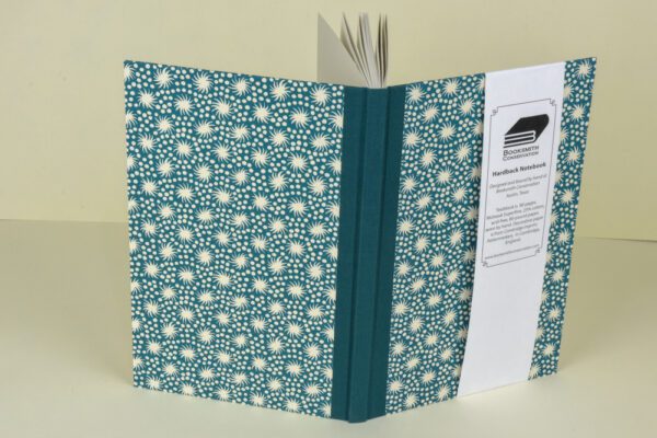 Hardback Notebook, Lined Paper--Teal Animalcules