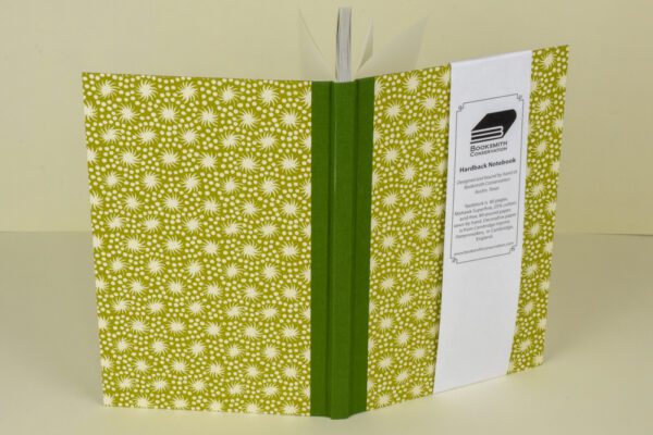 Hardback Notebook, Lined Paper--Green Animalcules