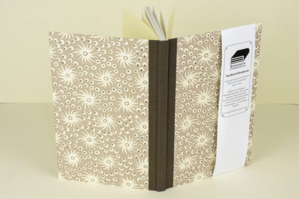 Hardback Notebook, Lined Paper--Taupe Milky Way