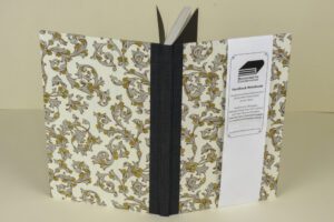 Ornate floral hardback notebook.