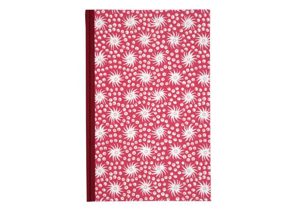 Hardback Notebook, Lined Paper--Cranberry Milky Way