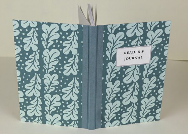 Hardback Reader's Journal--Duck Egg Blue Quercus