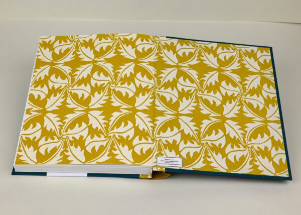 Writer's Journal -- Mustard and Teal Cover, Mustard Dandelion Paper - Image 3